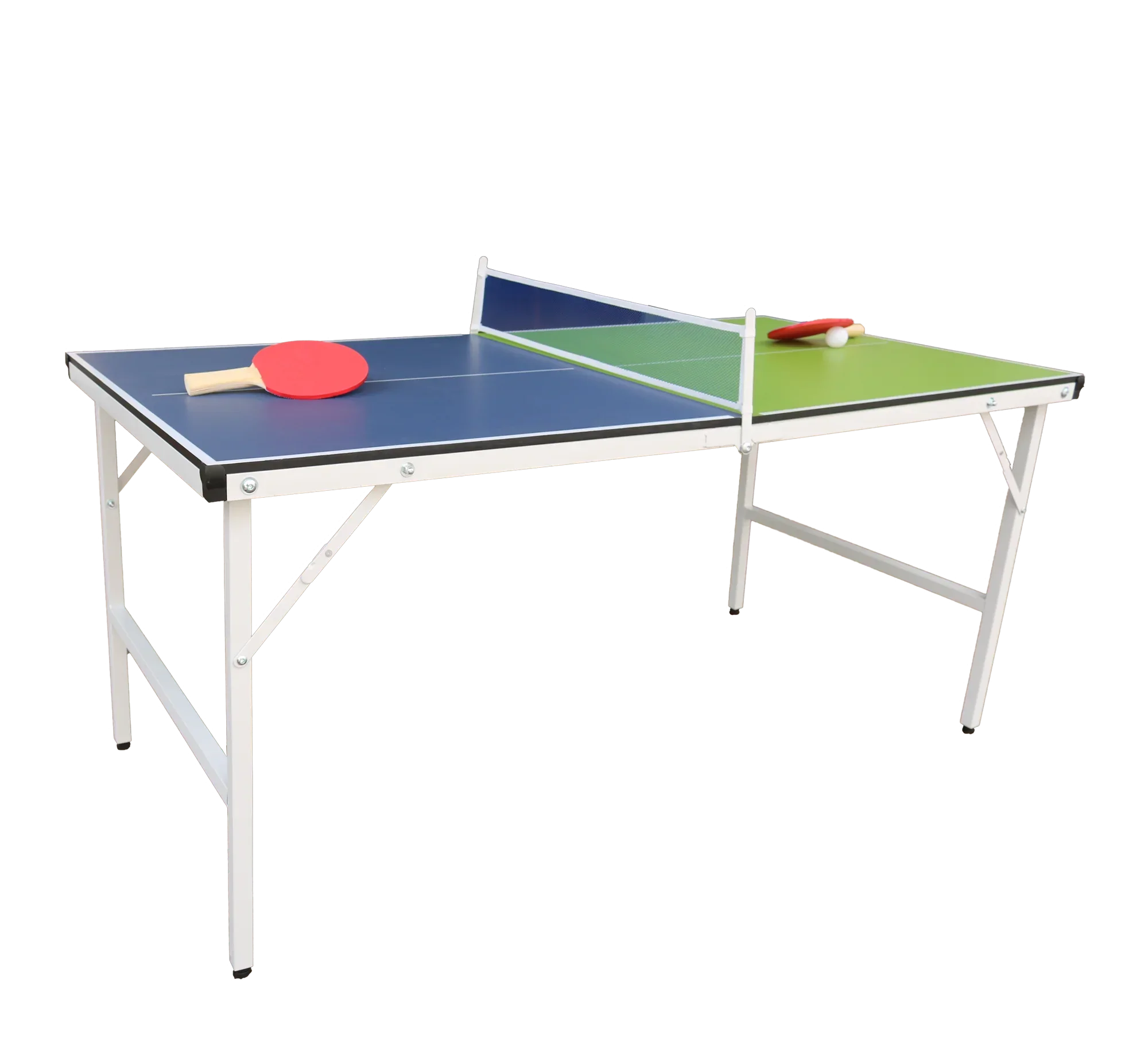 Klappbarer PingPong-Tisch, hochwertig, für den Innen- und Außenbereich, tragbar, für Tischtennis, Tischschläger, Bälle, anpassbar