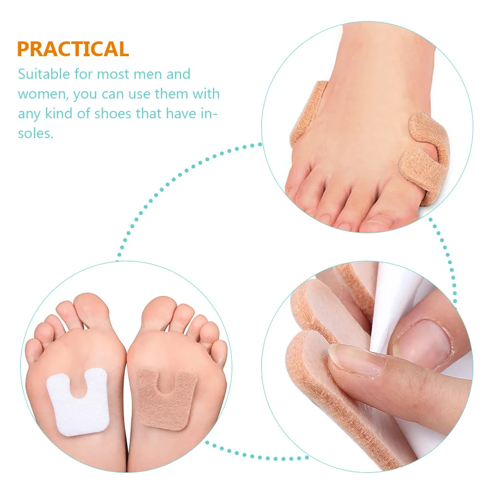 

24Pcs Forefoot Pads Breathable Shoe Inserts for Men Women Non-Slip Metatarsal Cushion Anti-Impact Reusable Foot Care Toe Comfort