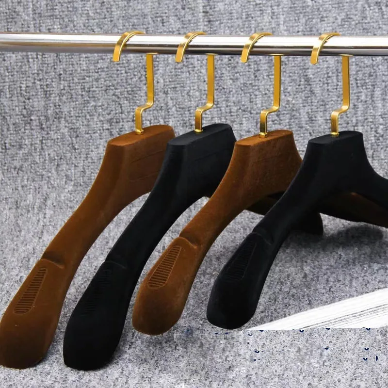Sainwin 5pcs/lot Flocked Hanger Non-Slip And Traceless Hangers For Clothes
