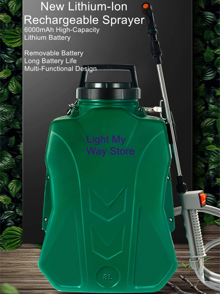 

Lithium-Battery Electric Sprayer Backpack-Style High-Pressure Disinfectant/Pesticide Sprayer Rechargeable Sprayer
