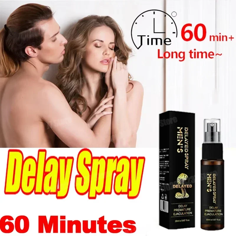 Spray retardante de pene masculino para uso externo de larga duración 60 minutos Producto eréctil rápido XXXL para adultos