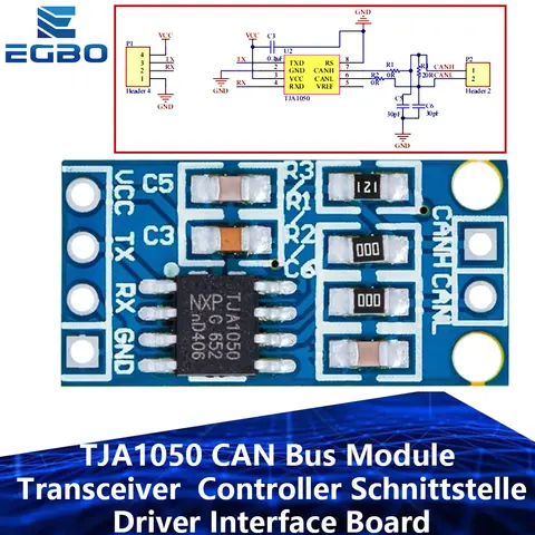 1~10PCS CAN Bus Module Transceiver TJA1050 Controller Schnittstelle Driver Interface Board EGBO
