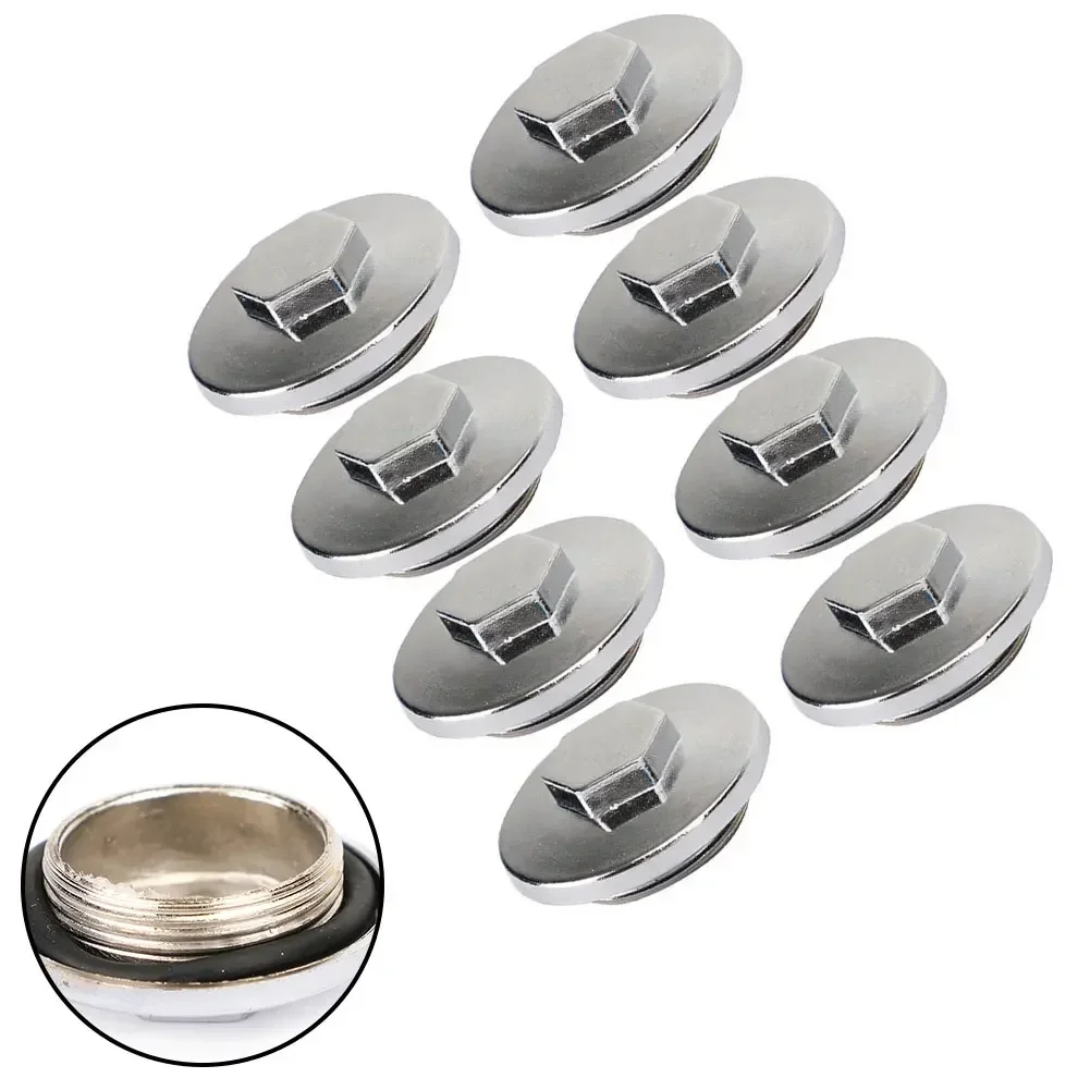 8x Valve Cap Cover For Honda CB 350 400 500 550 750 Four K0 K1 K2-K6 K7 F1 F2 M30 X 1.5 Mm Aluminum Valve Cap