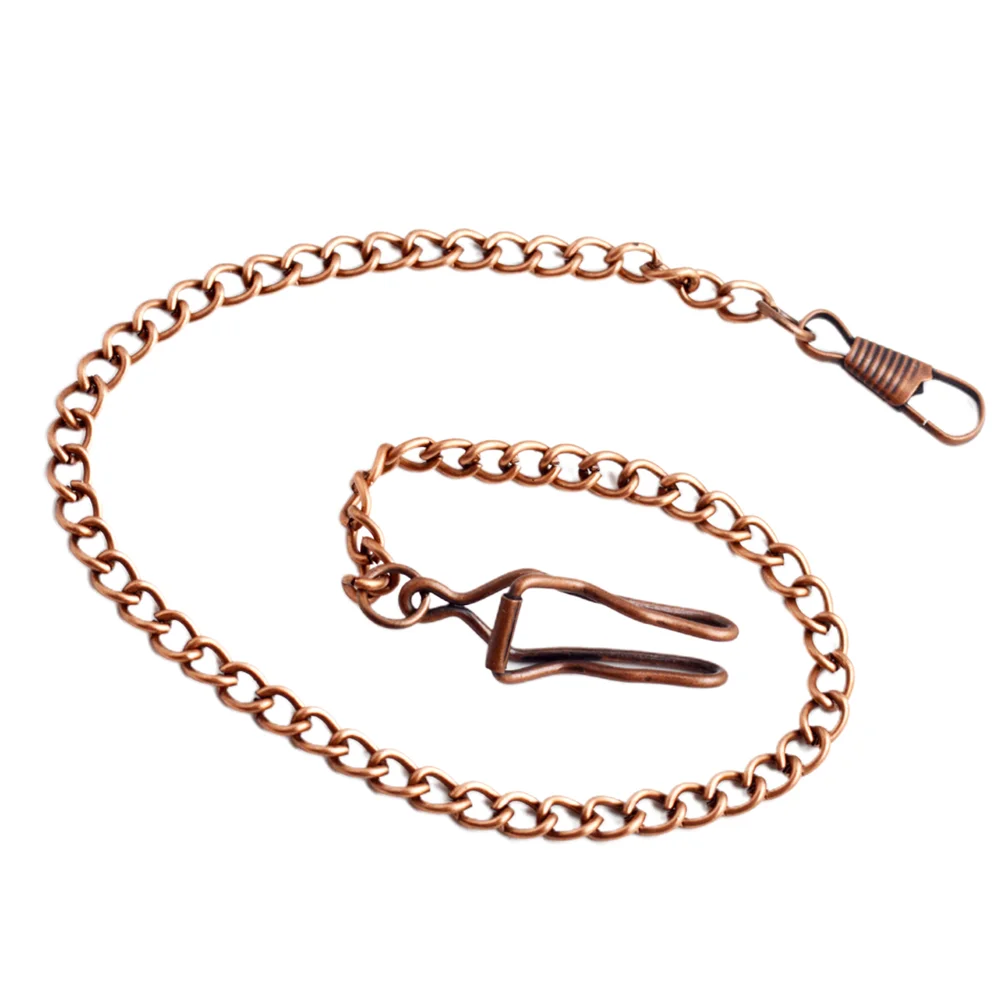 4Pcs 39CM Pocket Watch Chains Fashion Practical Jeans Belt Chains for Men Metal Pocket Watch Chain Key Chain Retro Style