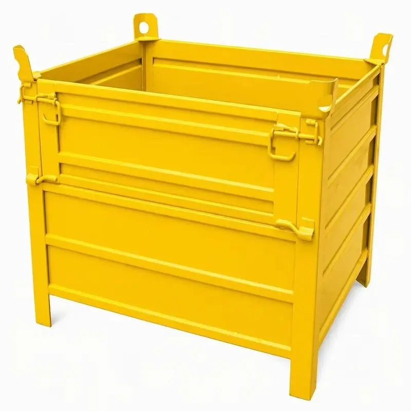 Custom Foldable Wire Storage Cage Box Rack for Warehouse Logistics Handling