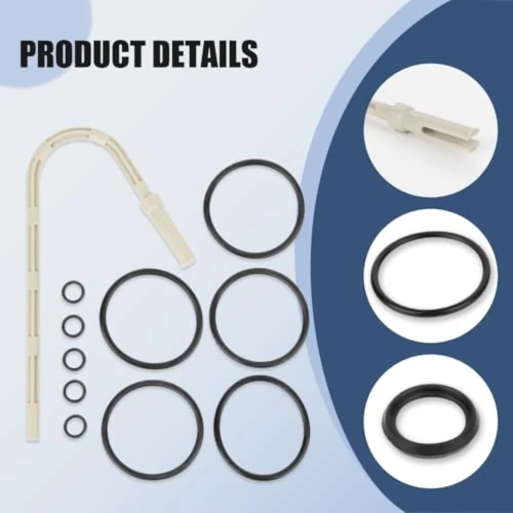 Car 904-423 Oil Dipstick Flange Tool Seal kit Oil Pan Dipstick Fix kit for Ford F-250 F-350 E-350 E-450 E-550 Econoline