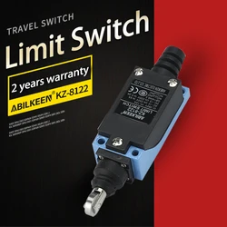 ABILKEEN Short Stroke Push Plunger with Roller Type Limit Travel Switch High Sensitive Industrial Limiting Travel Switch