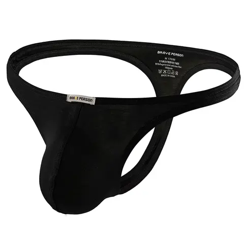 Ropa interior transpirable para hombre Tangas Brave Person bragas masculinas Bikinis modales Tangas para Hombres