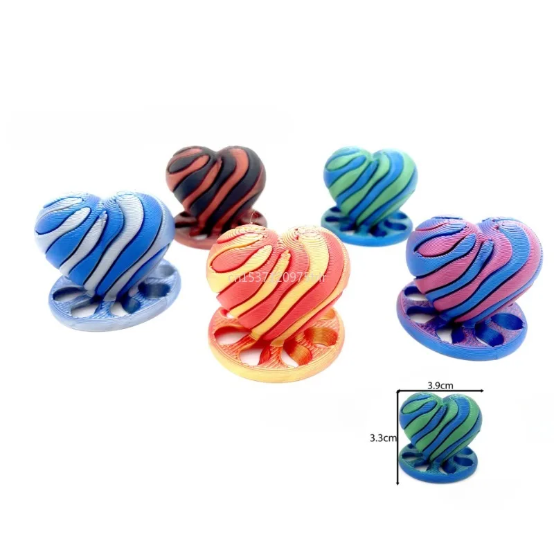 

3D печатная игрушка-спиральный конус, невозможная пирамида, прозрачная скульптура, игрушка-пирамида, мини-вировая нить, иллюзия 2025