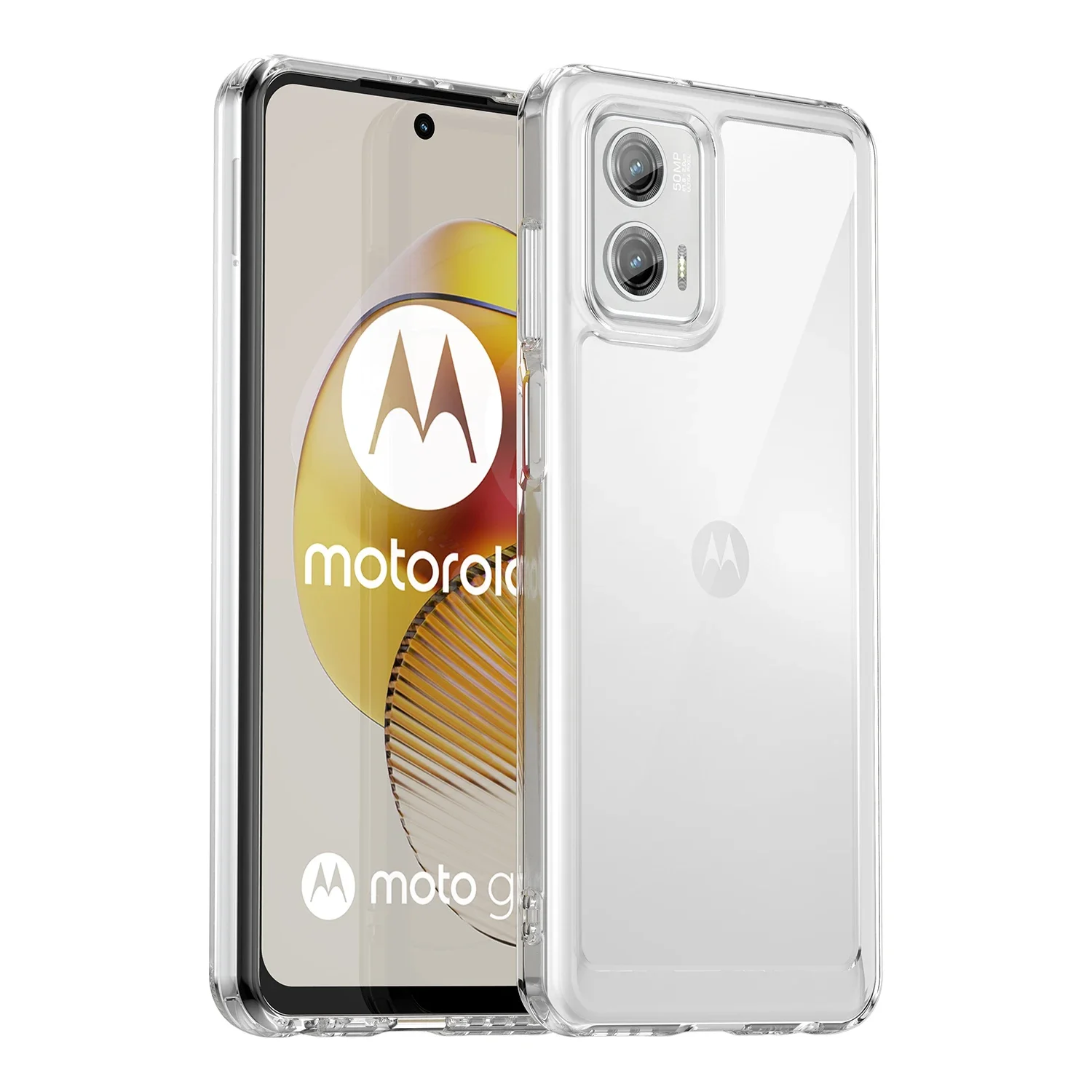 Crystal Clear Case for Motorola Moto G13 G23 G53 G73 Lightweight Thin Shockproof Protective Case Cover