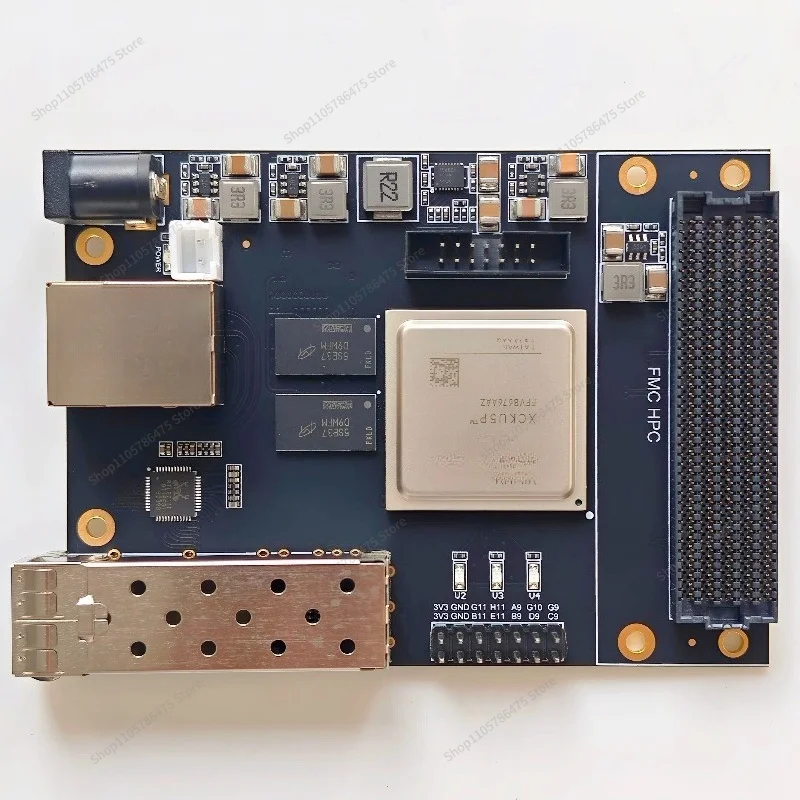 For XCKU5P Development Board Xilinx FPGA Core Board SFP28 Optical Port Gigabit Network Port FMC HPC Carrier Board