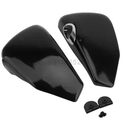 Black Motorcycle Side Battery Fairing Cover Left Right Guard For Harley Sportster XL Iron 883 1200 48 72 Custom 2004-2013