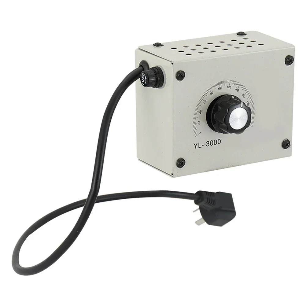 Reguladores de velocidad AC220V Reguladores de voltaje de tiristor de alta potencia con carcasa de aislamiento ignífugo 2500W para cables calefactores