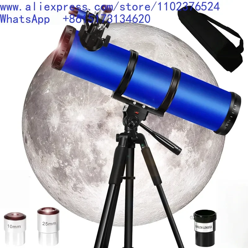 Wholesale Newtonian Reflection Telescope 114mm Large Aperture Astronomical Telescope with Mobile Phone Clip Accessories view 6