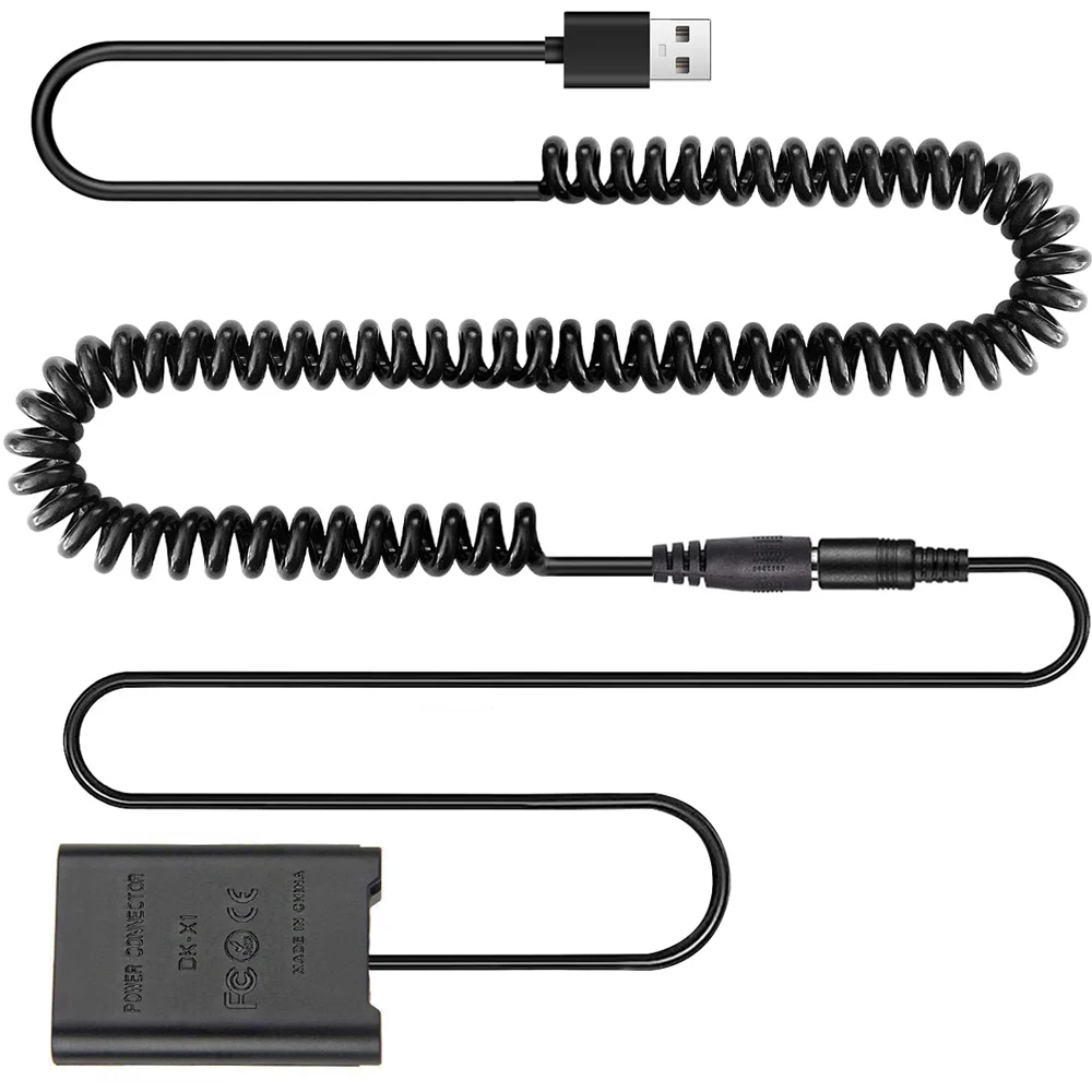 USB Spring Cable DK-X1 Dummy Battery kit Replace NP-BX1 Battery For Sony DSC-RX1 RX1R RX100 II RX100 III RX100 IV M2 M3 M4 Camer