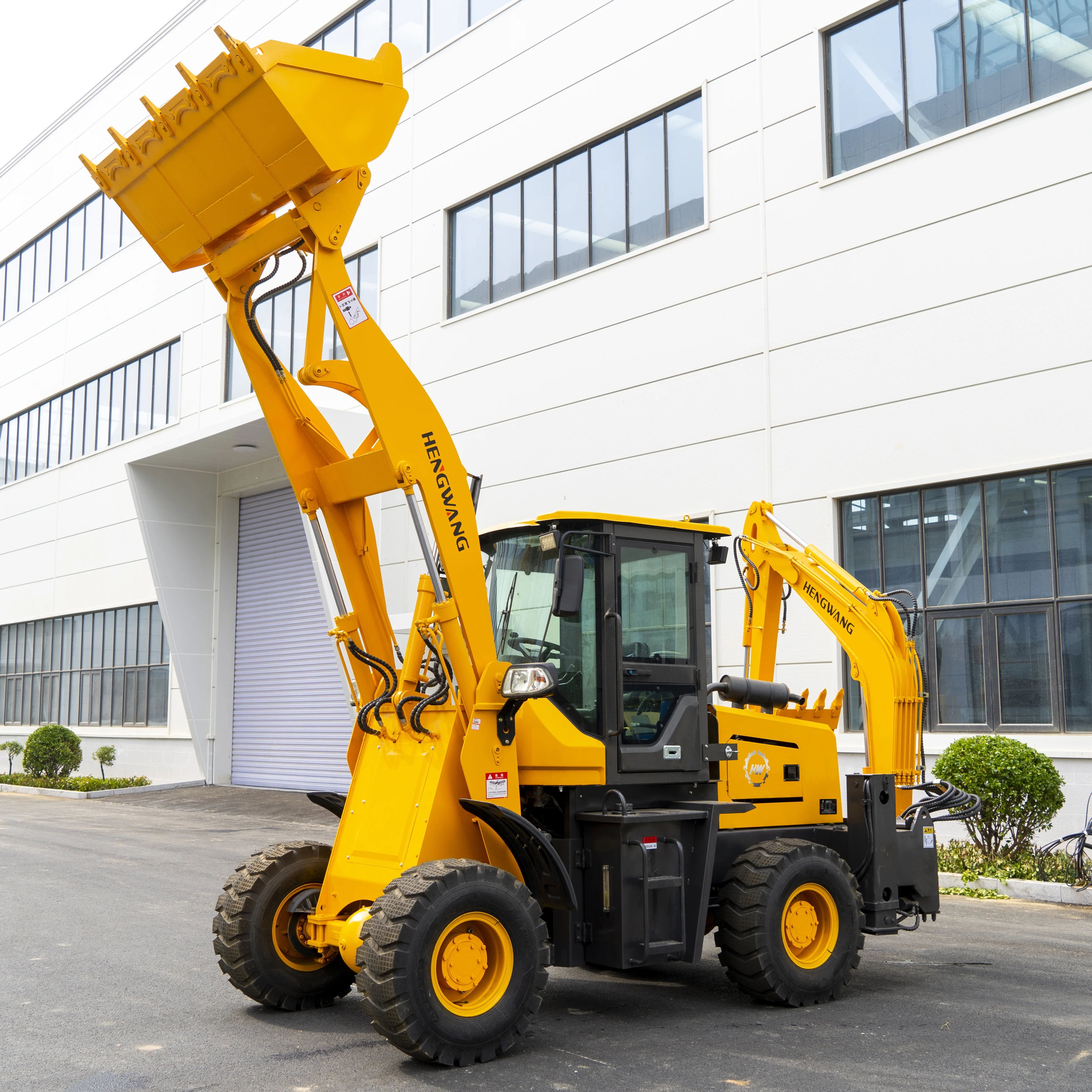 

New 5 ton Diesel Excavator Loader 4WD All-Terrain Backhoe Loader Agricultural Construction Machinery Excavators Tractor Custom