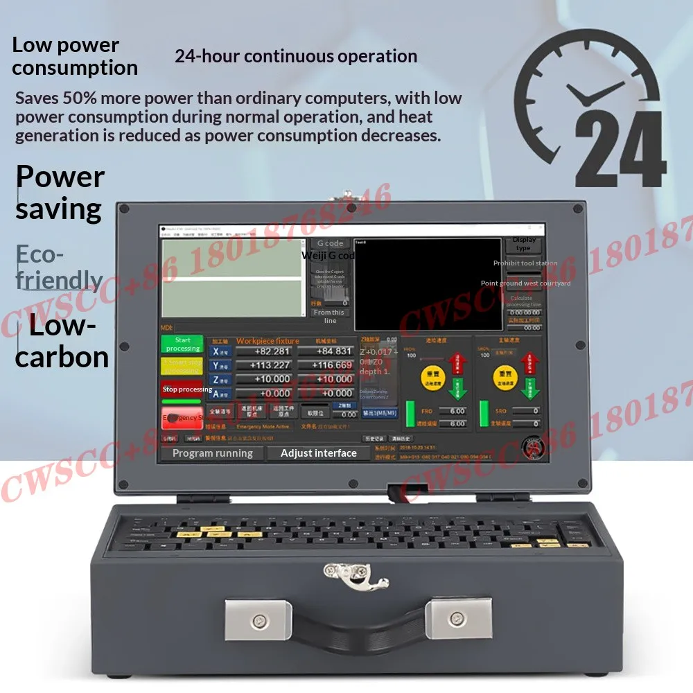 The new Mach3 touchscreen industrial control all-in-one computer is embedded in industrial flatbed engraving machines.