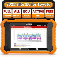 2025 LAUNCH Creader Elite V2.0 fit for Toyota Lexus Bi-Directional Scan Tool, Full System OBD2 Scanner, All Reset Service Code R