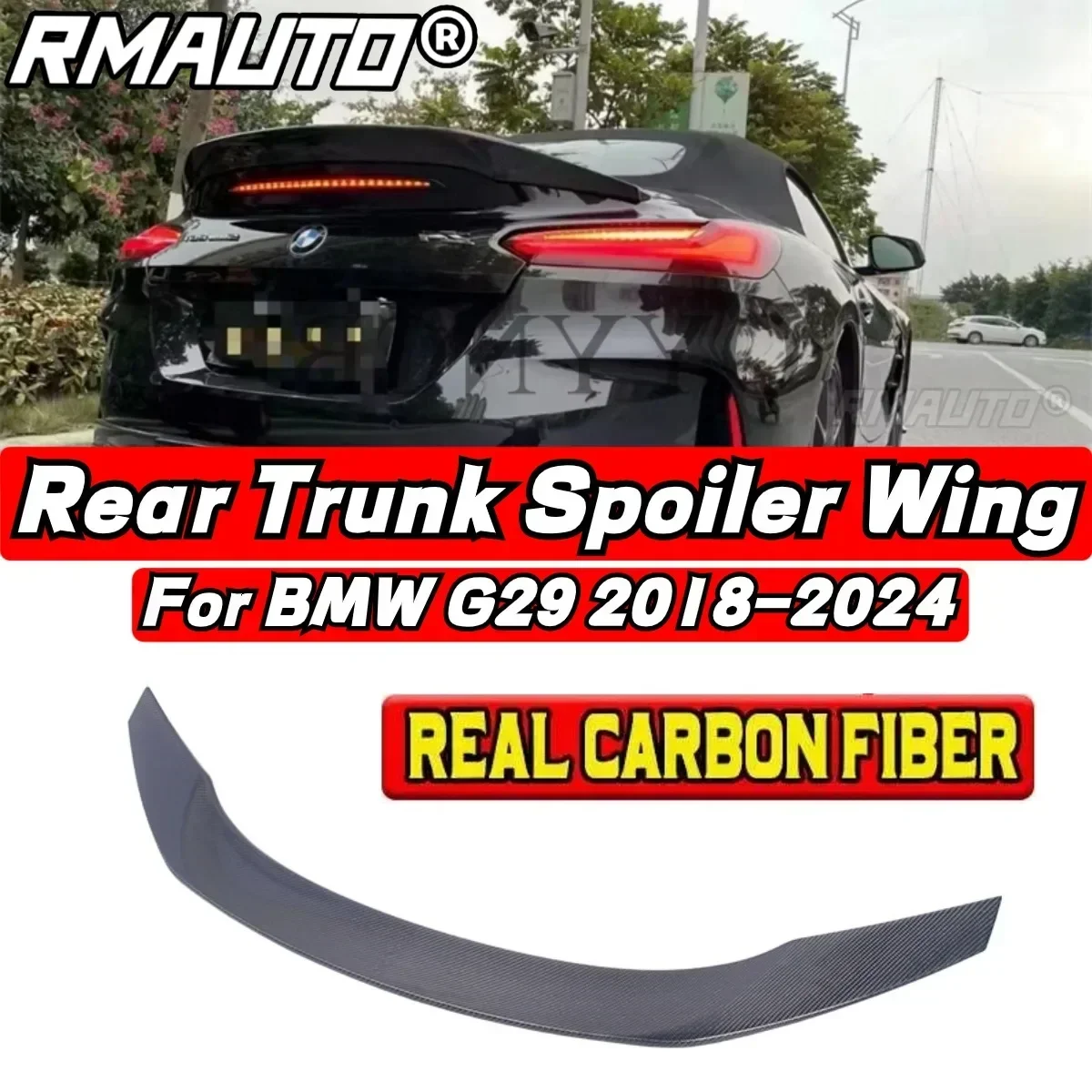 BMW G29 Car Rear Trunk Spoiler Body Kit Car Rear Spoiler Wing For BMW Z4 G29 2 Door Coupe 2018 2019 2020 2021 2022 2023 2024