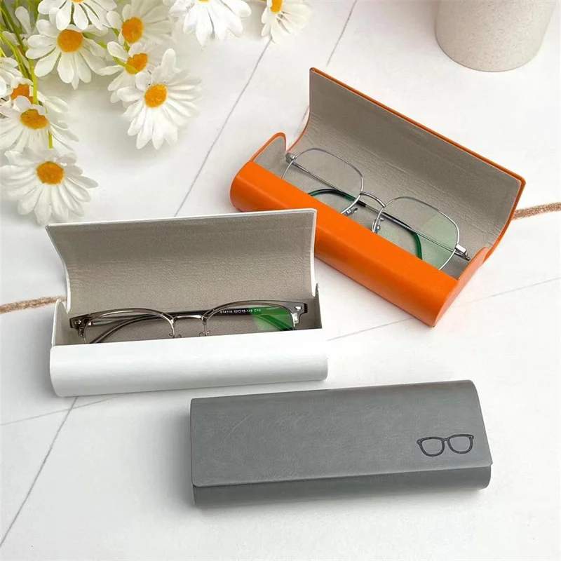 صندوق النظارات ذكر أنثى ريترو مد البصر نظارات حافظة صغيرة طازجة طالب المحمولة المضادة للضغط نظارات