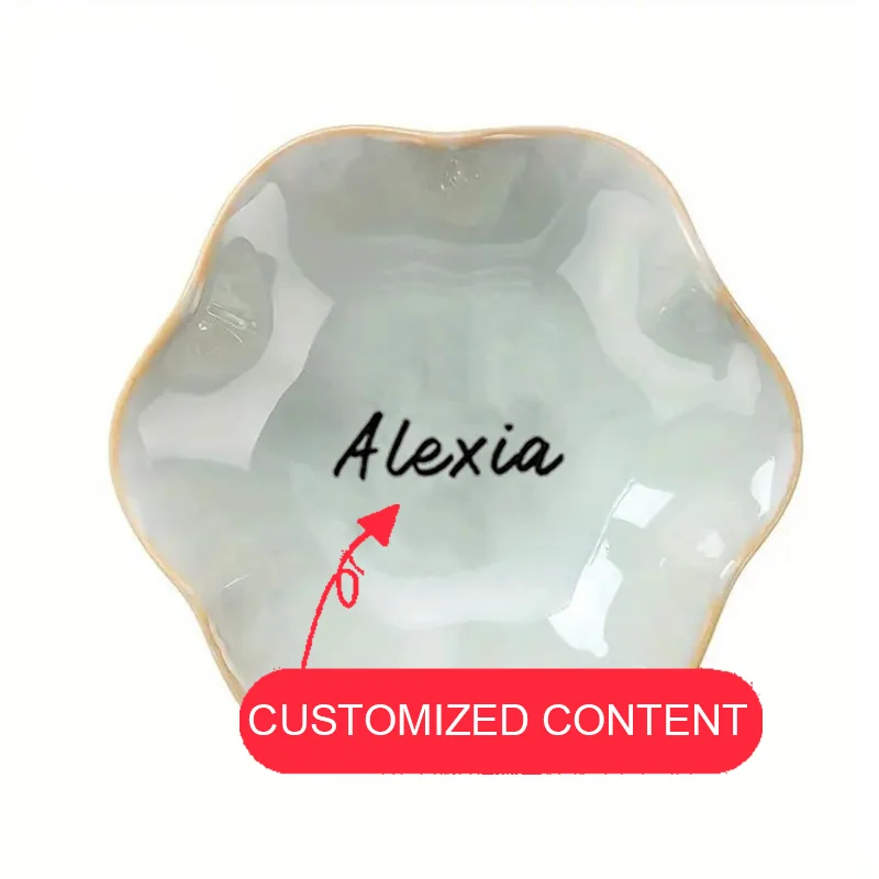 A jewelry tray for your girlfriend on Valentine's Day,Jewelry tray with customized letters，Plateau à bijoux，bandeja de joyas.