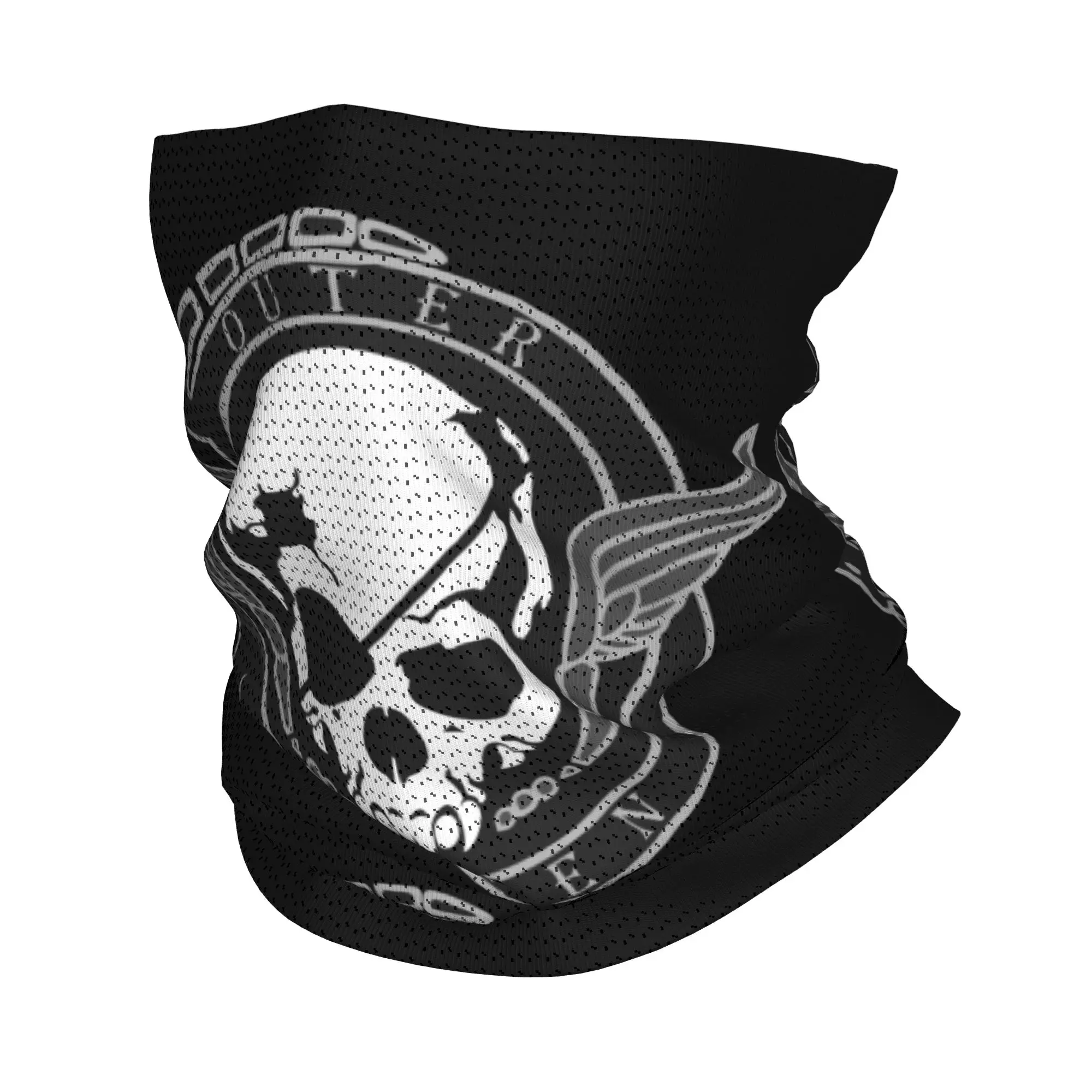 Custom Outer Heaven Logo Bandana Winter Neck WarmerWrap Face Scarf for Hiking Metal Gear Solid Video Game Gaiter Headband