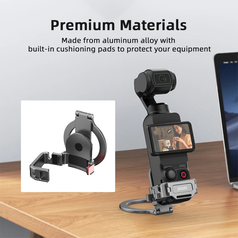 

Phone Holder Teleprompter Expansion Adapter Frame Live Streaming Bracket for DJI Osmo Pocket 3 Accessories