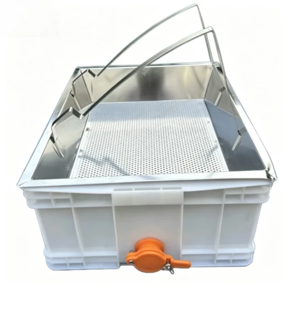Stainless Steel Honey Uncapping Strainer Rack Bee Frame Rest Holder Filter Tray Apiary Harvest Equipment Langstroth Hive Tool