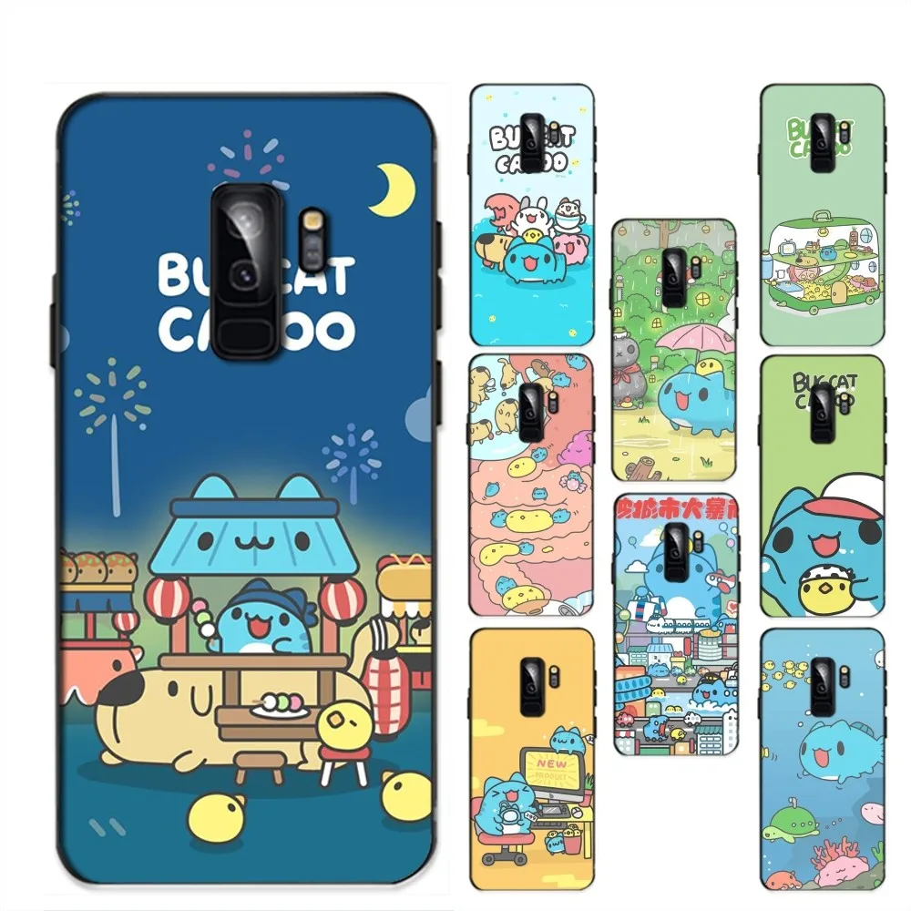 Bugcat Capoo cartoon Phone Case For Samsung S 9 10 20 21 22 23 30 23plus lite Ultra FE S10lite Fundas