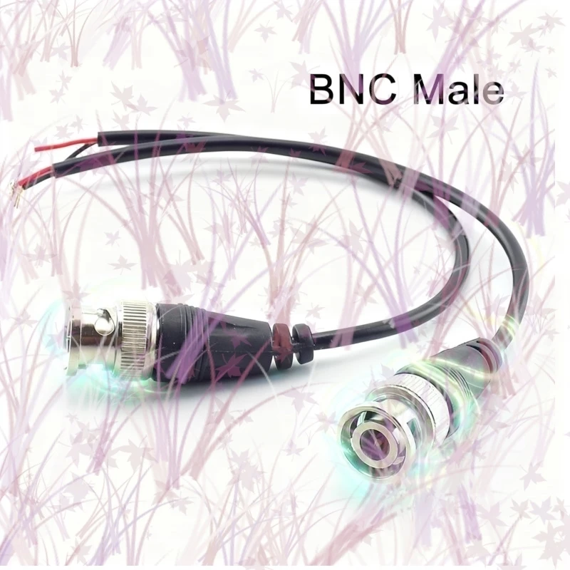 1/2/5 قطعة BNC ذكر موصل إلى شاحن أنثي تيار مستمر الطاقة ضفيرة كابل خط BNC موصلات سلك ل كاميرا تلفزيونات الدوائر المغلقة نظام الأمن C3 #1