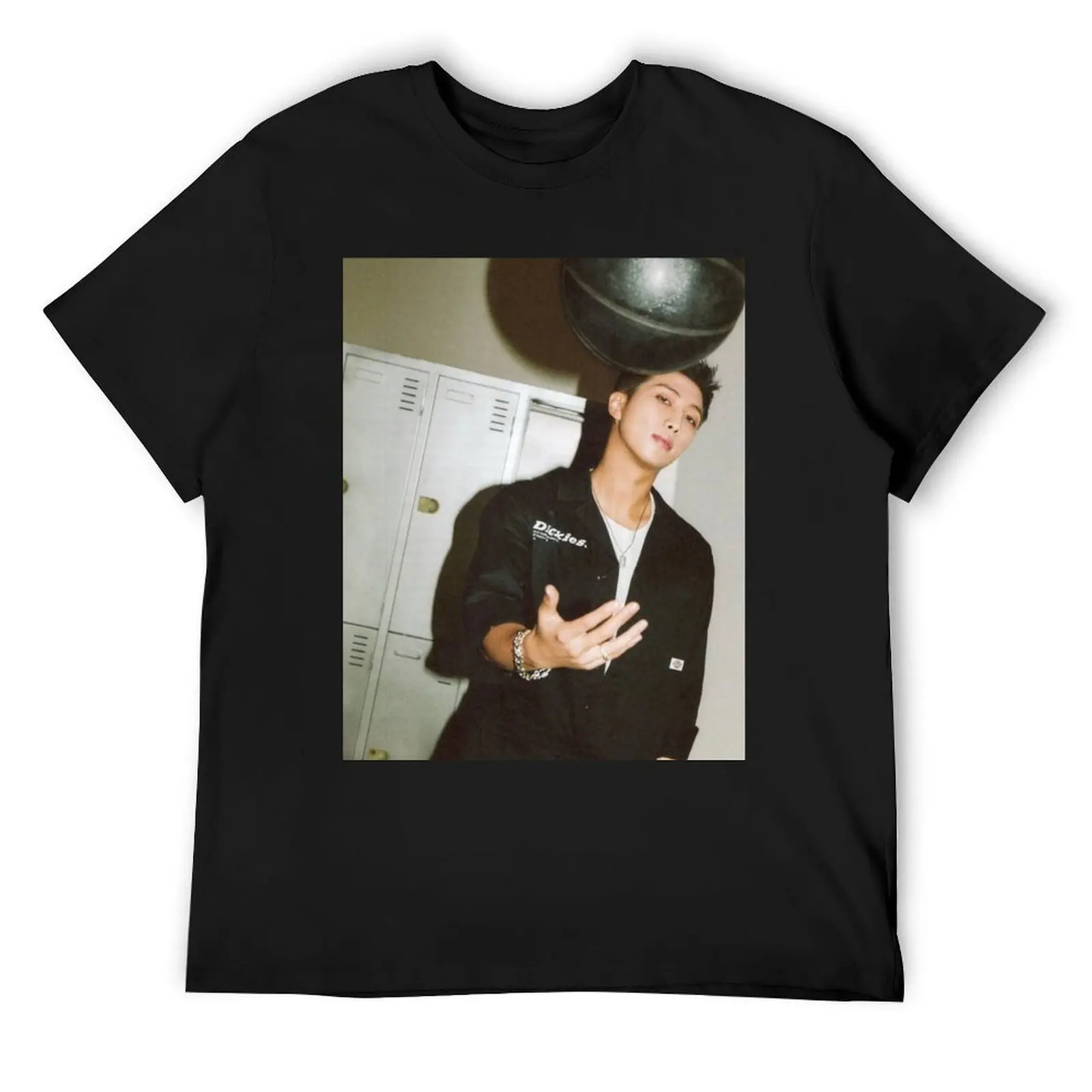 Kim namjoon Rm basketball picture T-Shirt sublime sweat quick drying for a boy mens t shirts