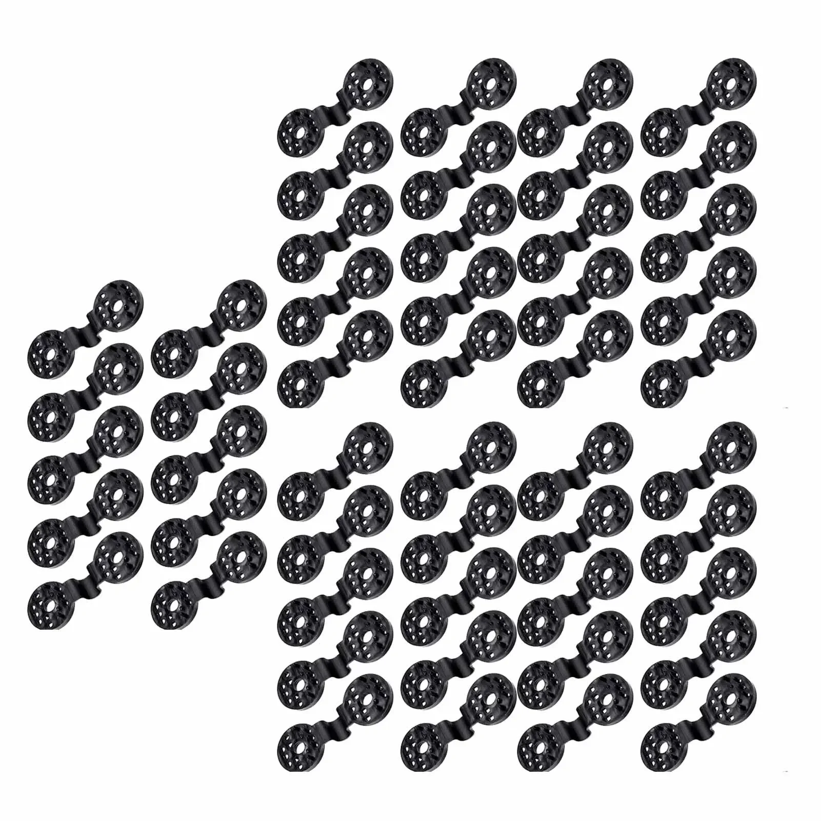50Pcs Outdoor Shade Canopy Clip Plastic Shadow Mesh Clips Awning Fence Net Fix Clamp For Garden Backyard Greenhouse