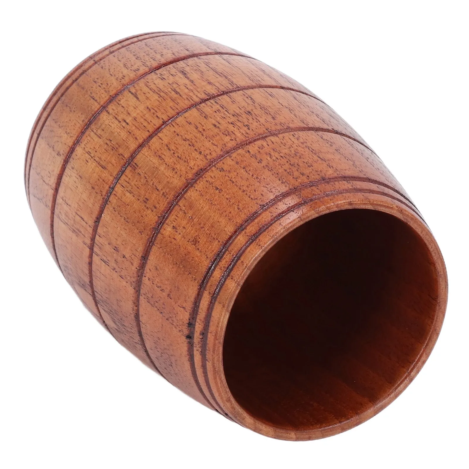210ml Sour Jujube Wood Beer Cup Barrel Shaped Multi Functional Drinking Cup