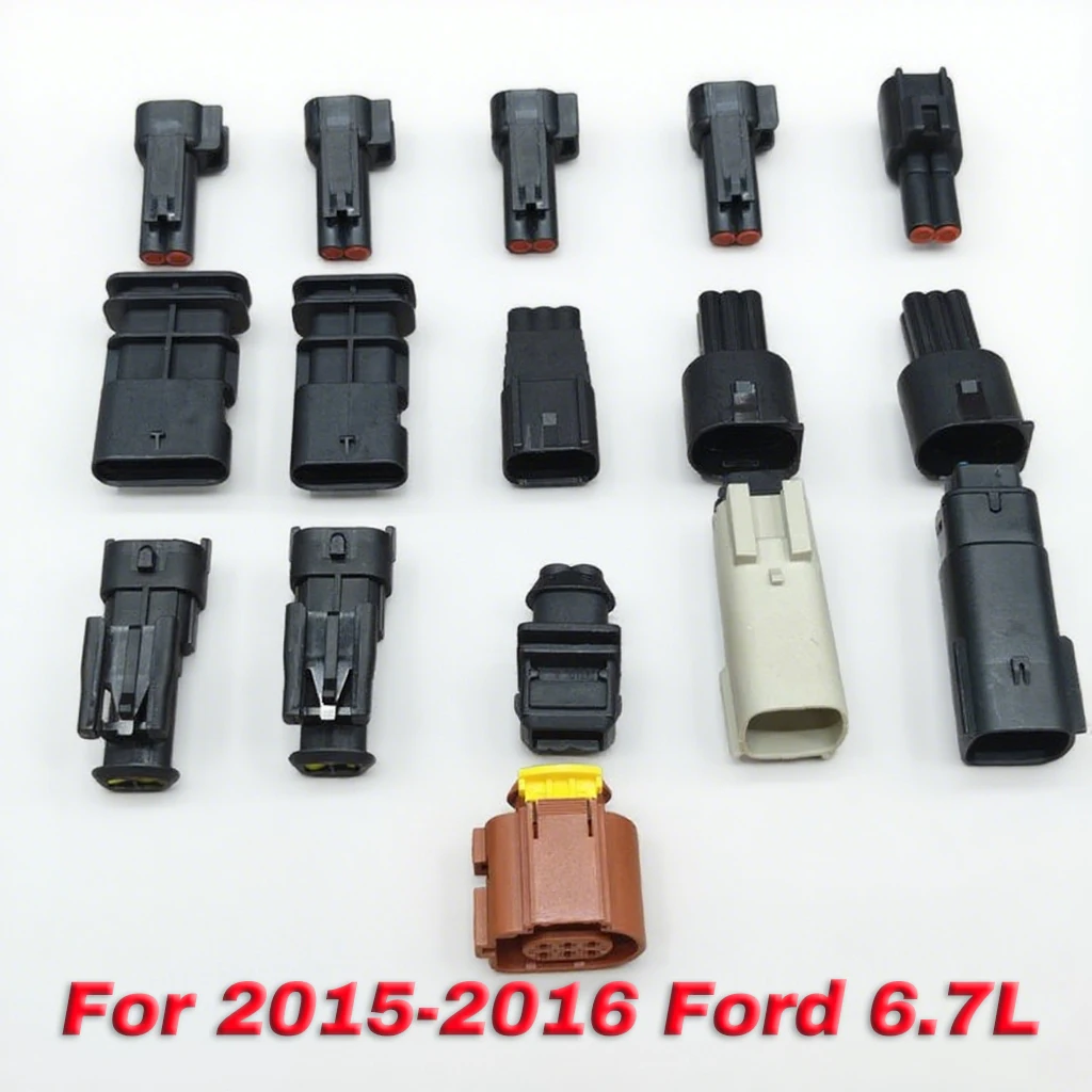 For Ford 6.7L F450 F350 F250 F550 F600 Super Duty F650 F750 Powerstroke Tuner Harness Plug Kit Powerstroke 2015 - 2022