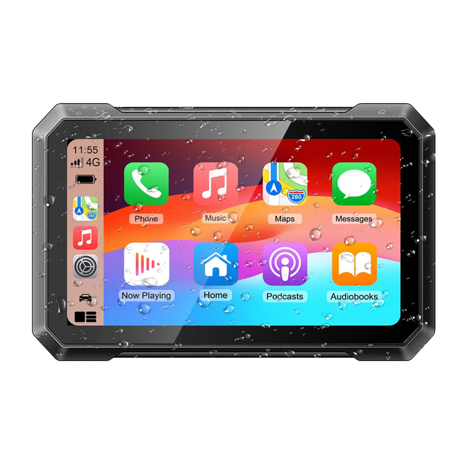 Portable 7 Inch Car GPS Navigation Device Waterproof IPX7 FM Music GPS Navigator for Car Auto Truck Motorcycle Riding Equipment