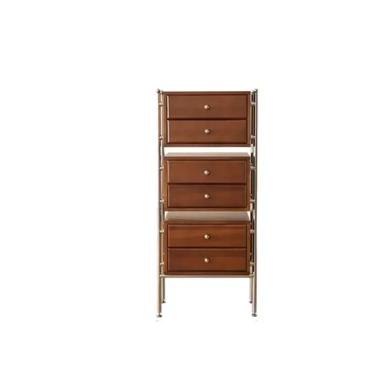 CX Nordic retro solid wood edge cabinet simple medieval cabinet wabi sandy wind multi-purpose locker