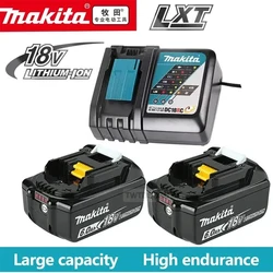 Genuine Makita 18V Battery 6Ah Rechargeable Power Tools Battery 18V makita with LED Li-ion Replacement LXT BL1860B BL1860 BL1850