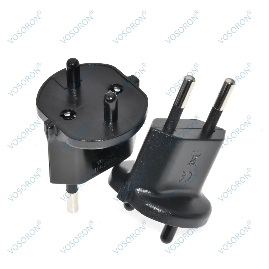 Fixa adapter typ 11/konturens tecker cee7/17 schwarz