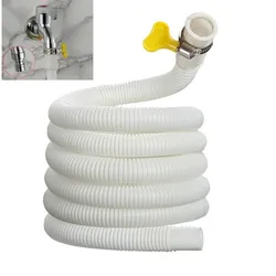 1-3M White Drain Hose Pipe Inlet Hoses Extension Drainpipe Tube for Air Conditioner Washing Maching Kitchen Faucet Accessories