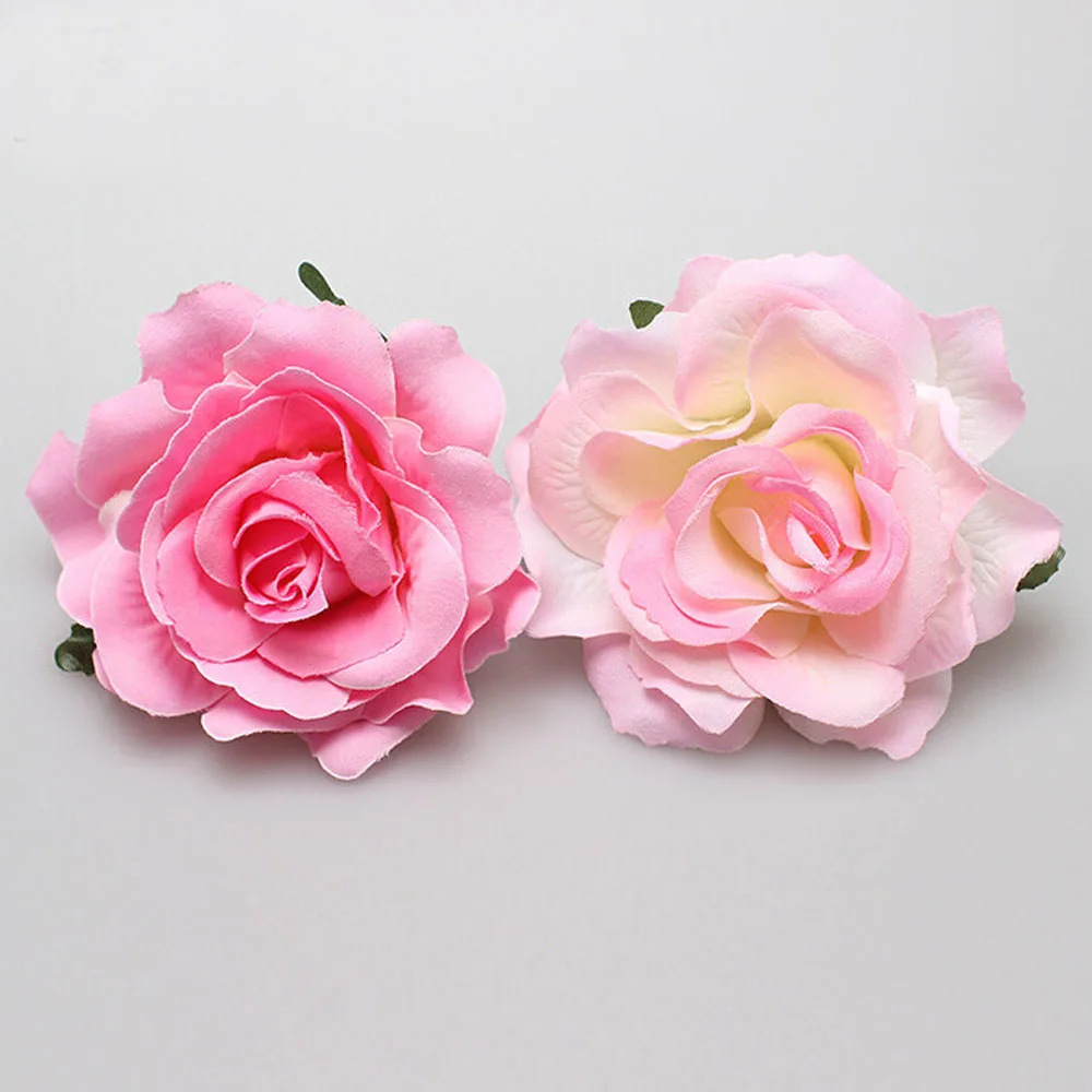 Accessories Women Bridesmaid Rose Flower Hairpin Brooch Wedding Hair Clip