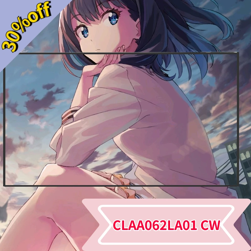 CLAA062LA01 CW 6.2 inch lcd screen + touch screen CLAA062LA01CW Car GPS Navigation LCD Screen Touch Screen Display Panel