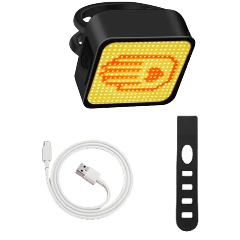 

ABVL-USB Rechargeable Bike Rear Light Waterproofs Bicycles Taillights Cycling Safety Warning Lamp