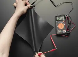 5346 Conductive Rubber Sheet / Stretch Sensor- 200mm x 200mm x 1mm
