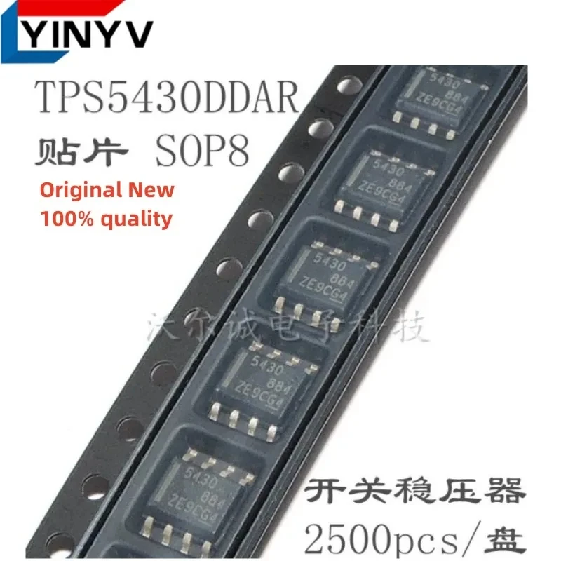 10-100pcs TPS5430DDAR 5430 SOP-8 TPS5430DDA TPS5430  5.5-V to 36-V, 3-A STEP-DOWN SWIFT™ CONVERTER 100% new imported original