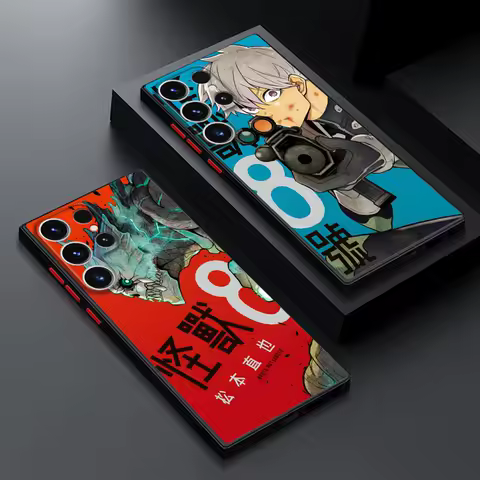 Cool Kaiju Monster No.8 TPU Cover Case for Samsung Galaxy S21 FE S20 S25 S22 Plus S24 S21 5G S23 Ultra S10 S9 Plus S21 Ultra S23