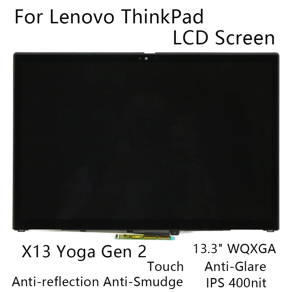 

13,3 "WQXGA X13 Yoga Gen 2 ЖК-экран сенсорный антибликовый антибликовый антибликовый IPS 400nit 5M11C82045 5M11H05214 5M11C82044
