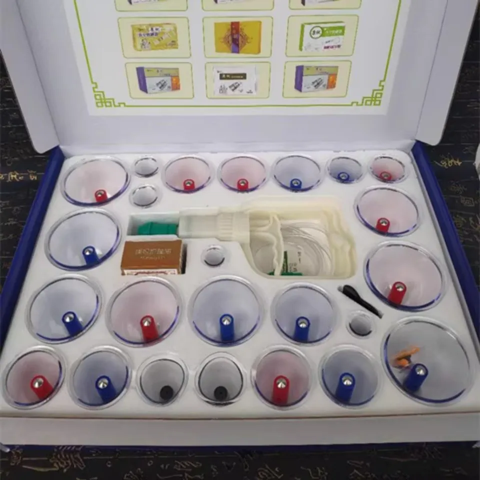 

Kangzhu Вакуумные банки Силиконовые вакуумные массажные присоски Терапия Банки для тела Силиконовые чашки Массажер для похудения от целлюлита