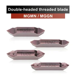 10PCS Double-headed threaded blade MGMN300 MGGN300 MGMN400 MGGN400 CNC lathe Thread turning cemented carbide tools