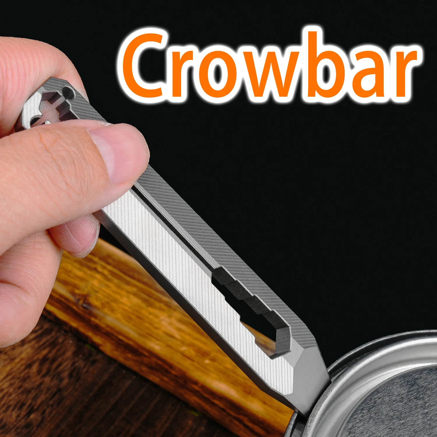 

Ttanium Alloy Long Handle EDC Tool Screwdriver Multifunctional Tool Hexagonal Socket Wrench Bar Outdoor Camping