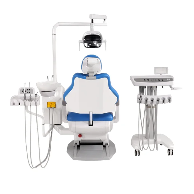 CE certified luxury dental unit chair European style electric portable